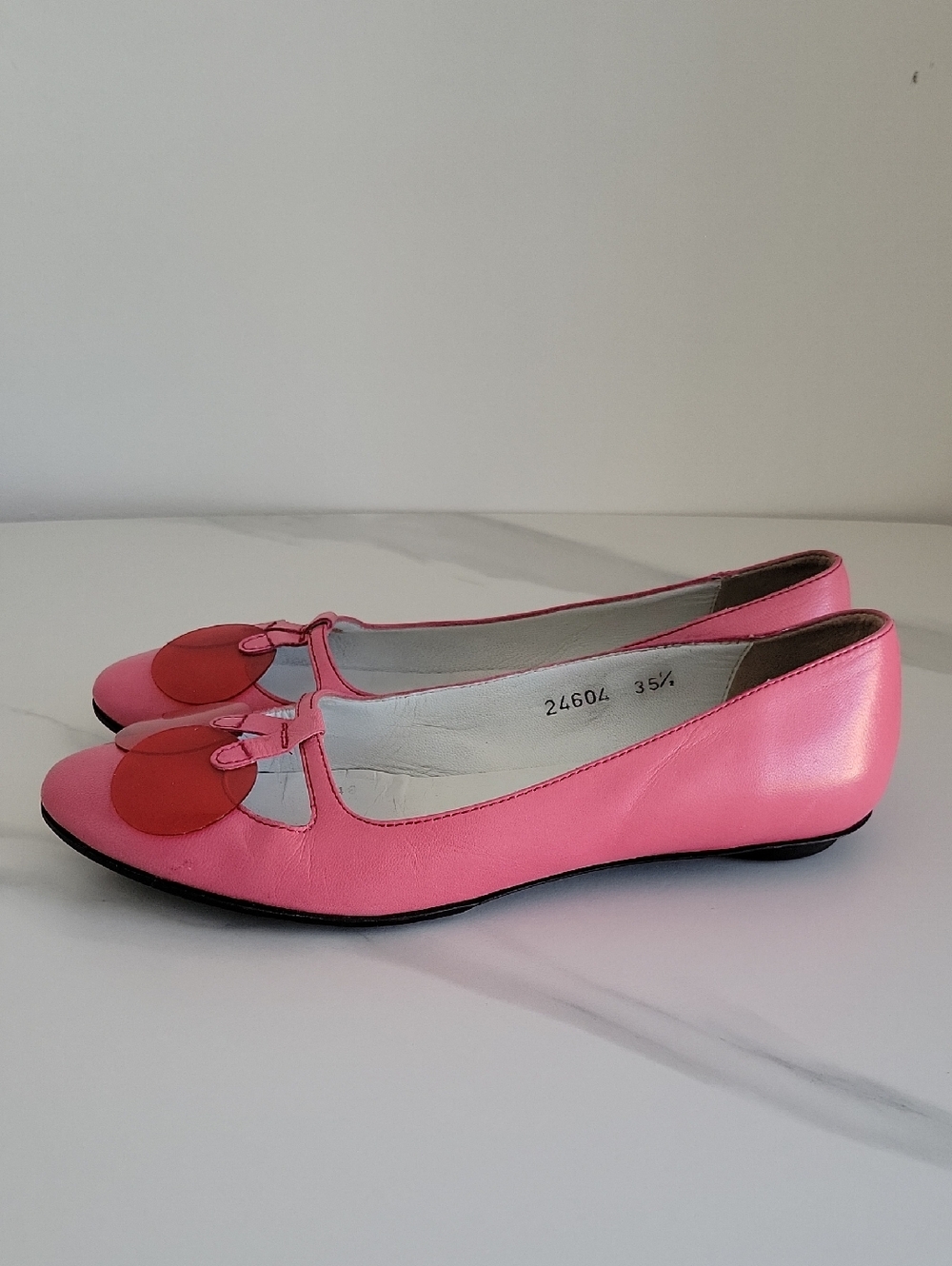 Patrick Cox Pink Leather Flats - Picture 2 of 15